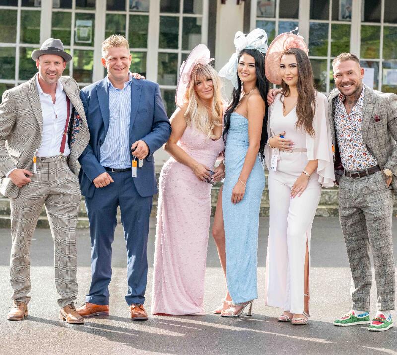 A group of friends at Fontwell Races